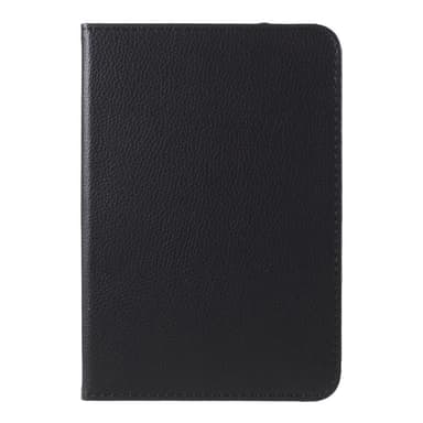 SKALO iPad Mini (2021) 360 Litchi Suojakotelo - Musta