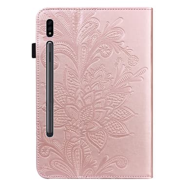SKALO Samsung Tab S8 Mandala Suojakotelo - Ruusukulta