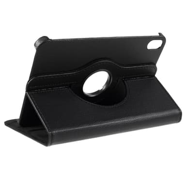 SKALO iPad Mini (2021) 360 Litchi Suojakotelo - Musta