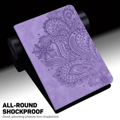 SKALO Google Pixel Tablet Mandala Suojakotelo - Violetti