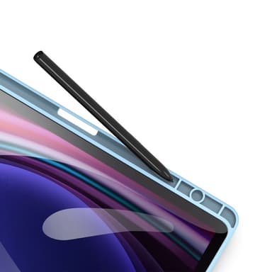 DUX DUCIS Samsung Tab S9/S9 FE TOBY Series Trifold Suojakotelo - Turkoosi