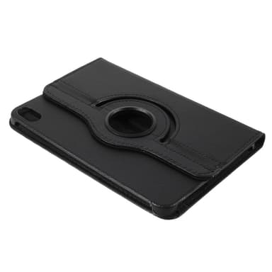 SKALO iPad Mini (2021) 360 Litchi Suojakotelo - Musta