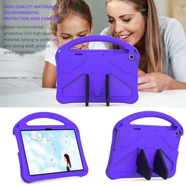 SKALO Lenovo Tab M10 (Gen 3) Lapsikuori kahvalla ja jalustalla - Violetti