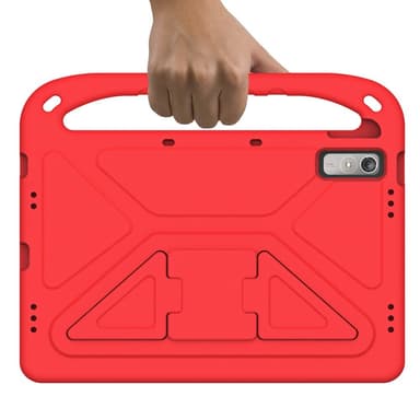SKALO Lenovo Tab P11 Gen 2 Lapsikuori kahvalla ja jalustalla - Punainen