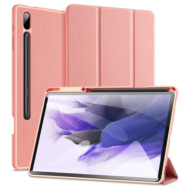 DUX DUCIS Samsung Tab S7+/S7 FE/S8+ DOMO Series Trifold Suojakotelo - Pinkki