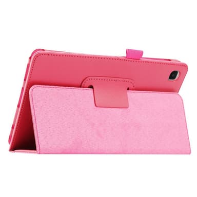 SKALO Samsung Tab A7 Lite Duofold Litchi Suojakotelo - Cerise