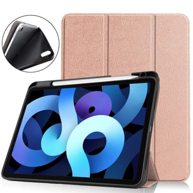 SKALO iPad Air (2020/2022) Trifold Suojakotelo - Ruusukulta