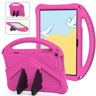 SKALO Lenovo Tab M10 (Gen 3) Lapsikuori kahvalla ja jalustalla - Pinkki