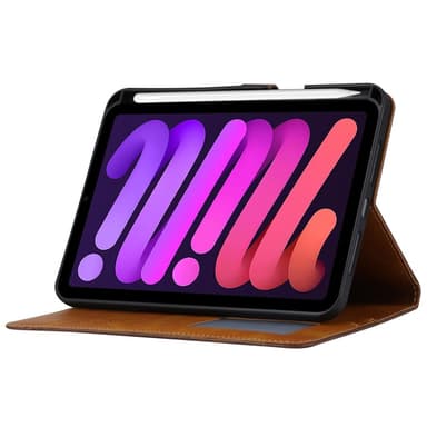 SKALO iPad 10.9 (2022) PU-nahkainen lompakkokotelo, jossa on kynäosasto - Pinkki