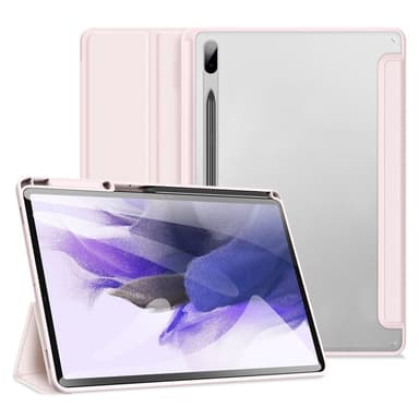 DUX DUCIS Samsung Tab S7+/S7 FE/S8+ TOBY Series Trifold Suojakotelo - Pinkki