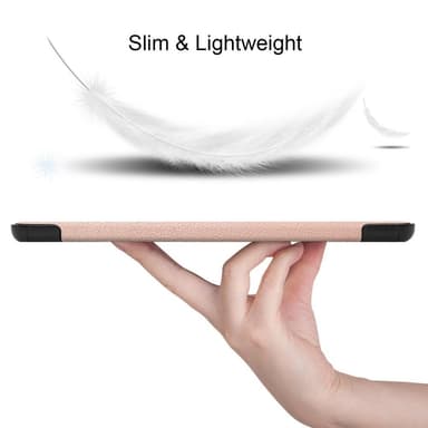 SKALO Samsung Tab S6 Lite Trifold Suojakotelo - Ruusukulta