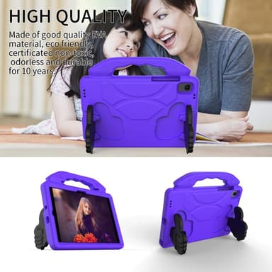 SKALO Samsung Tab A8 10.5 (2021/2022) Thumb Up Lasten Suojakotelo- Violetti