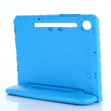 SKALO Samsung Tab S9/S9 FE Kuori kahvalla/telineellä - Sininen