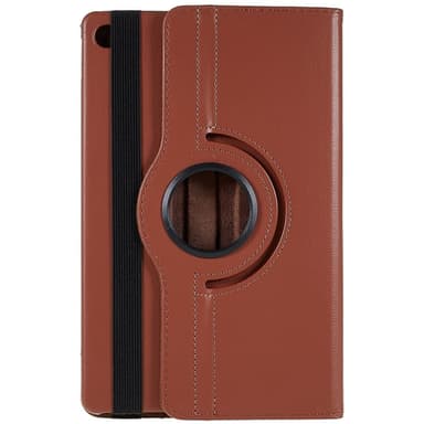 SKALO Lenovo Tab M10 Plus 10.6"" (Gen 3) 360 Litchi Suojakotelo - Ruskea