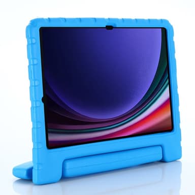 SKALO Samsung Tab S9/S9 FE Kuori kahvalla/telineellä - Sininen