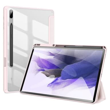 DUX DUCIS Samsung Tab S7+/S7 FE/S8+ TOBY Series Trifold Suojakotelo - Pinkki