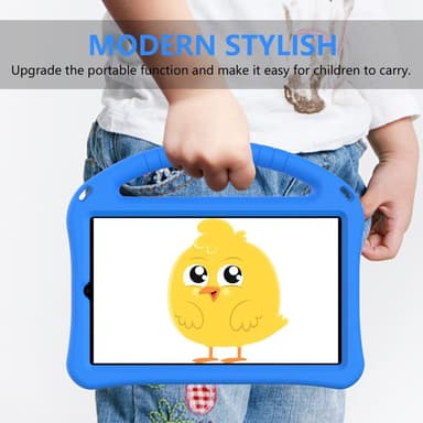 SKALO Lenovo Tab M9 Lapsikuori kahvalla ja jalustalla - Sininen