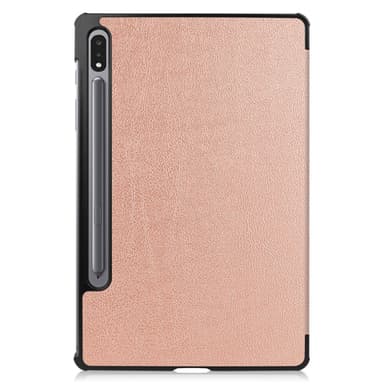 SKALO Samsung Tab S8 Trifold Suojakotelo - Ruusukulta
