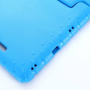 SKALO Samsung Tab S9/S9 FE Kuori kahvalla/telineellä - Sininen