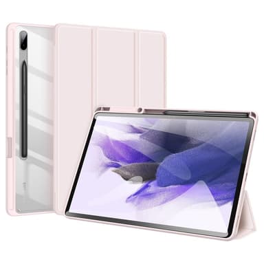 DUX DUCIS Samsung Tab S7+/S7 FE/S8+ TOBY Series Trifold Suojakotelo - Pinkki