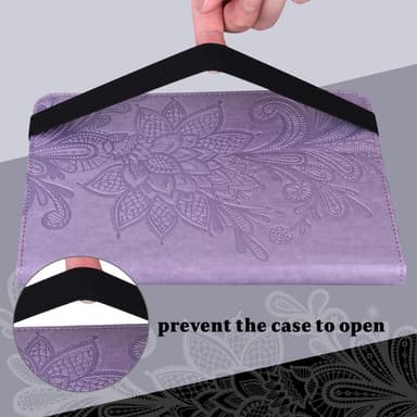 SKALO Lenovo Tab P11 Gen 2 Mandala Suojakotelo - Violetti