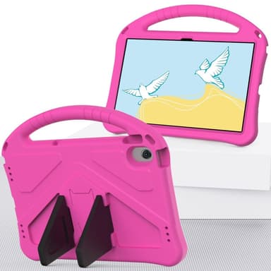 SKALO Lenovo Tab M10 Plus 10.6"" (Gen 3) Lapsikuori kahvalla ja jalustalla - Pinkki