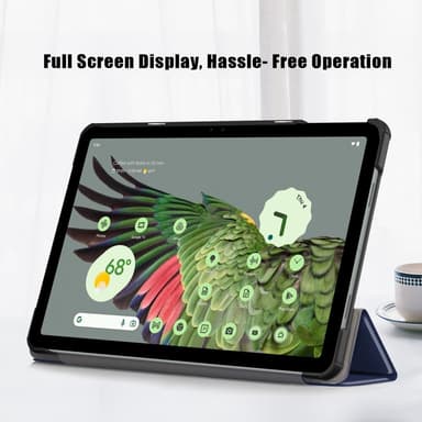 SKALO Google Pixel Tablet Trifold Suojakotelo - Tummansininen