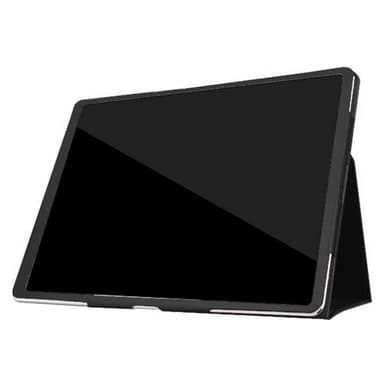 SKALO iPad Pro 12.9 (Gen 4/5/6) Duofold Litchi Suojakotelo - Musta