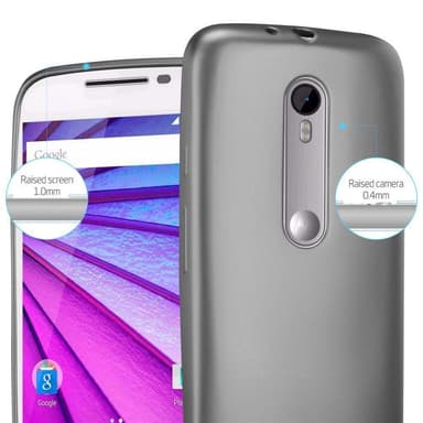 Motorola MOTO G3 Suojakuori Kotelo (harmaa)