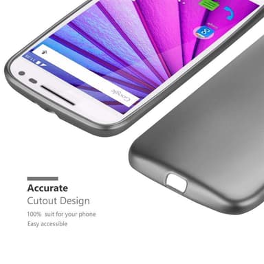 Motorola MOTO G3 Suojakuori Kotelo (harmaa)