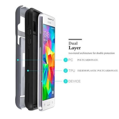Samsung Galaxy GRAND PRIME Suojakuori Kotelo (Hopea)