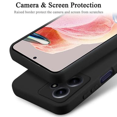 Xiaomi Redmi Note 12 4G Suojakuori Kotelo (Musta)