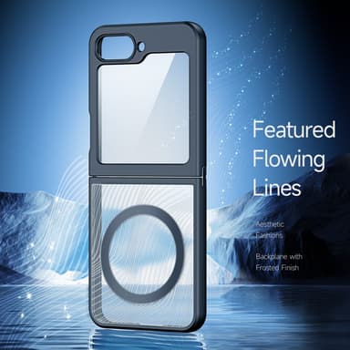 DUX DUCIS Samsung Z Flip6 Aimo Series Magnetic Ring Suojakuori - Musta