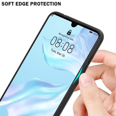 Huawei P30 Suojakuori Kotelo (Musta)