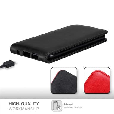Samsung Galaxy A40 Suojakuori Lompakkokotelo (Musta)