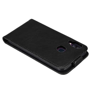 Samsung Galaxy A40 Suojakuori Lompakkokotelo (Musta)