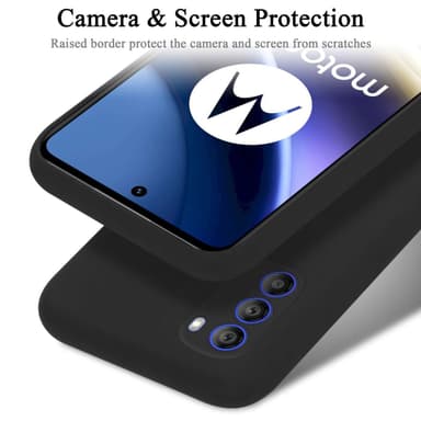 Motorola MOTO G51 5G Suojakuori Kotelo (Musta)