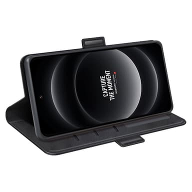 SKALO Xiaomi 14 Ultra 5G Premium Wallet Lompakkokotelo - Musta