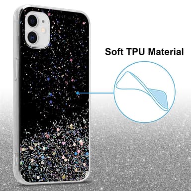 iPhone 11 PRO MAX Suojakuori Kotelo (Musta)