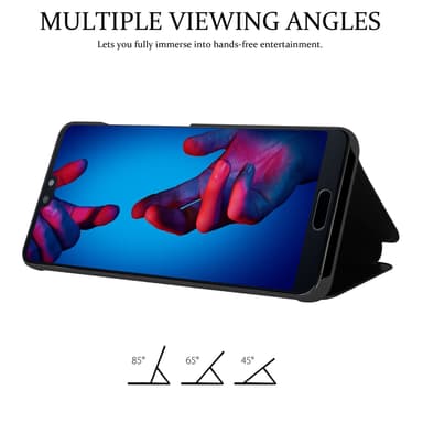 Suojakuori Huawei P20 Lompakkokotelo (Musta)