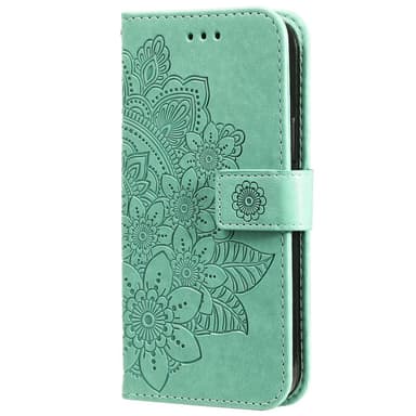 SKALO OnePlus Nord CE4 Lite 5G Mandala lompakkokotelo - Turkoosi