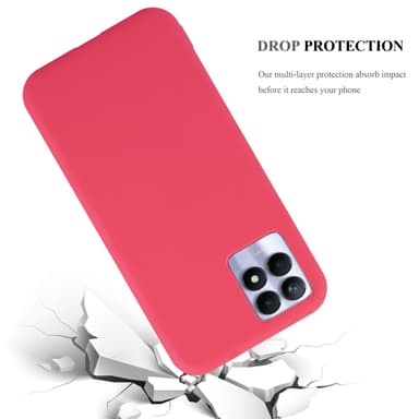 Suojakuori Realme 8i / Narzo 50 4G Kotelo (Punainen)