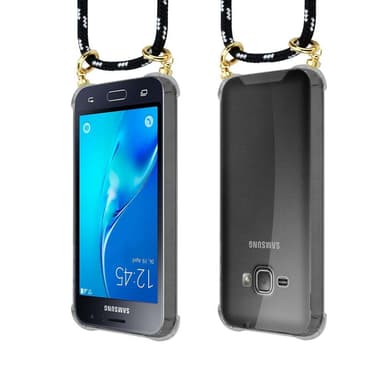 Samsung Galaxy J1 2016 Suojakuori Kotelo (Musta)