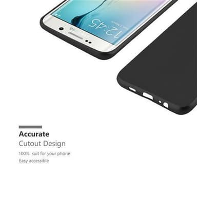 Samsung Galaxy S6 EDGE PLUS Suojakuori Kotelo (Musta)