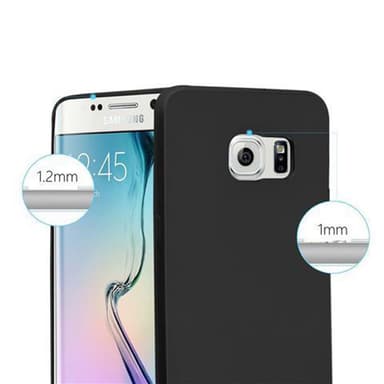 Samsung Galaxy S6 EDGE PLUS Suojakuori Kotelo (Musta)