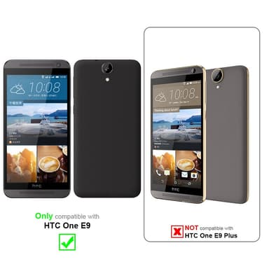 HTC ONE E9 Suojakuori Cover (Läpinäkyvä)