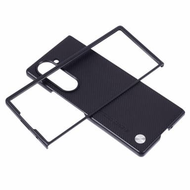 X-LEVEL Samsung Z Fold6 Carbon Fiber Fold Suojakuori - Musta
