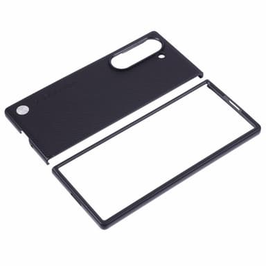 X-LEVEL Samsung Z Fold6 Carbon Fiber Fold Suojakuori - Musta