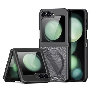 DUX DUCIS Samsung Z Flip6 Aimo Series Magnetic Ring Suojakuori - Musta