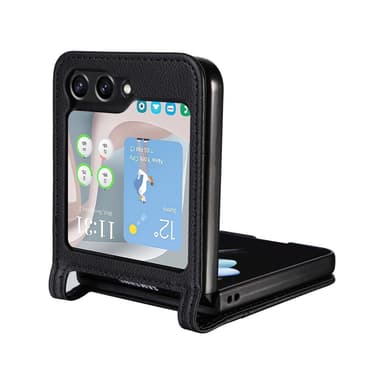 SKALO Samsung Z Flip6 Ultrathin Skin-touch Fold Suojakuori - Musta